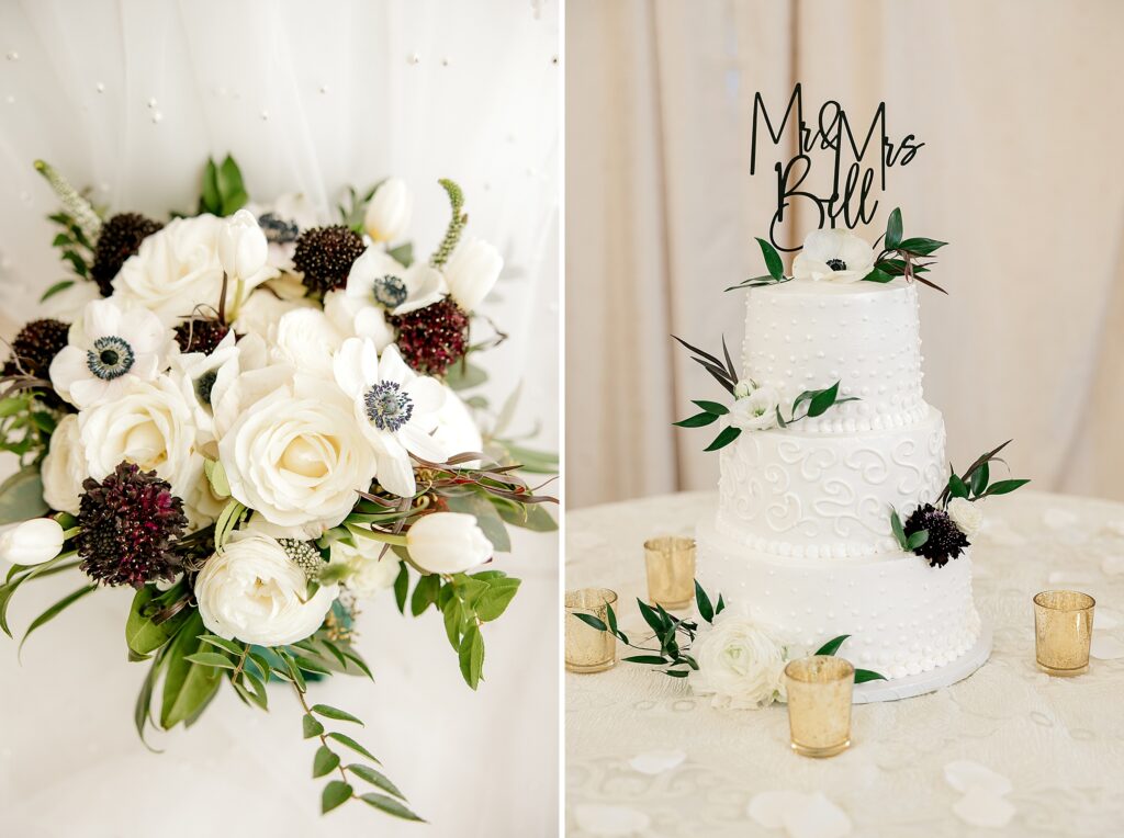 Elegant wedding reception inside The Colony Club Detroit