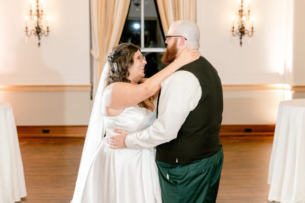 Elegant wedding reception inside The Colony Club Detroit