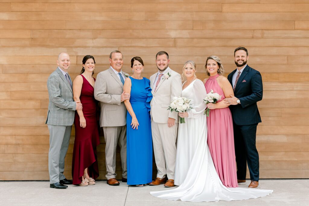 Outdoor terrace at Leona Road wedding venue in Grand Rapids
