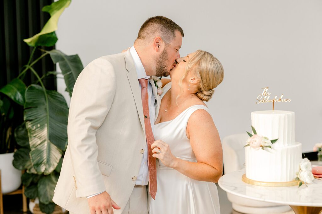 Reception details and decorations at Leona Road wedding in Grand Rapids