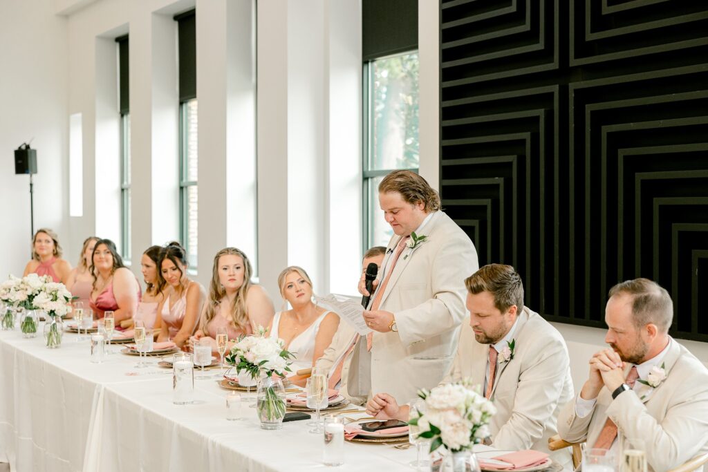 Reception details and decorations at Leona Road wedding in Grand Rapids