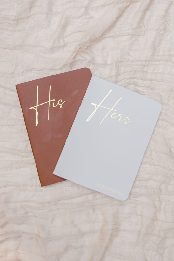 His and hers vow books