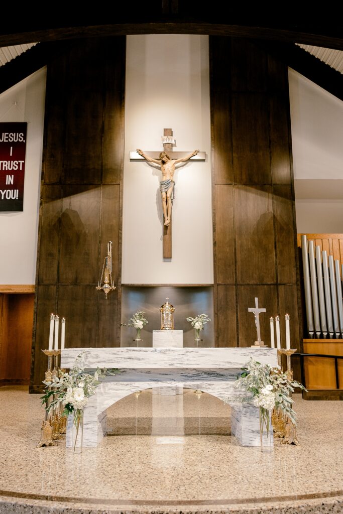 Altar at St. John Paul II Catholic Church